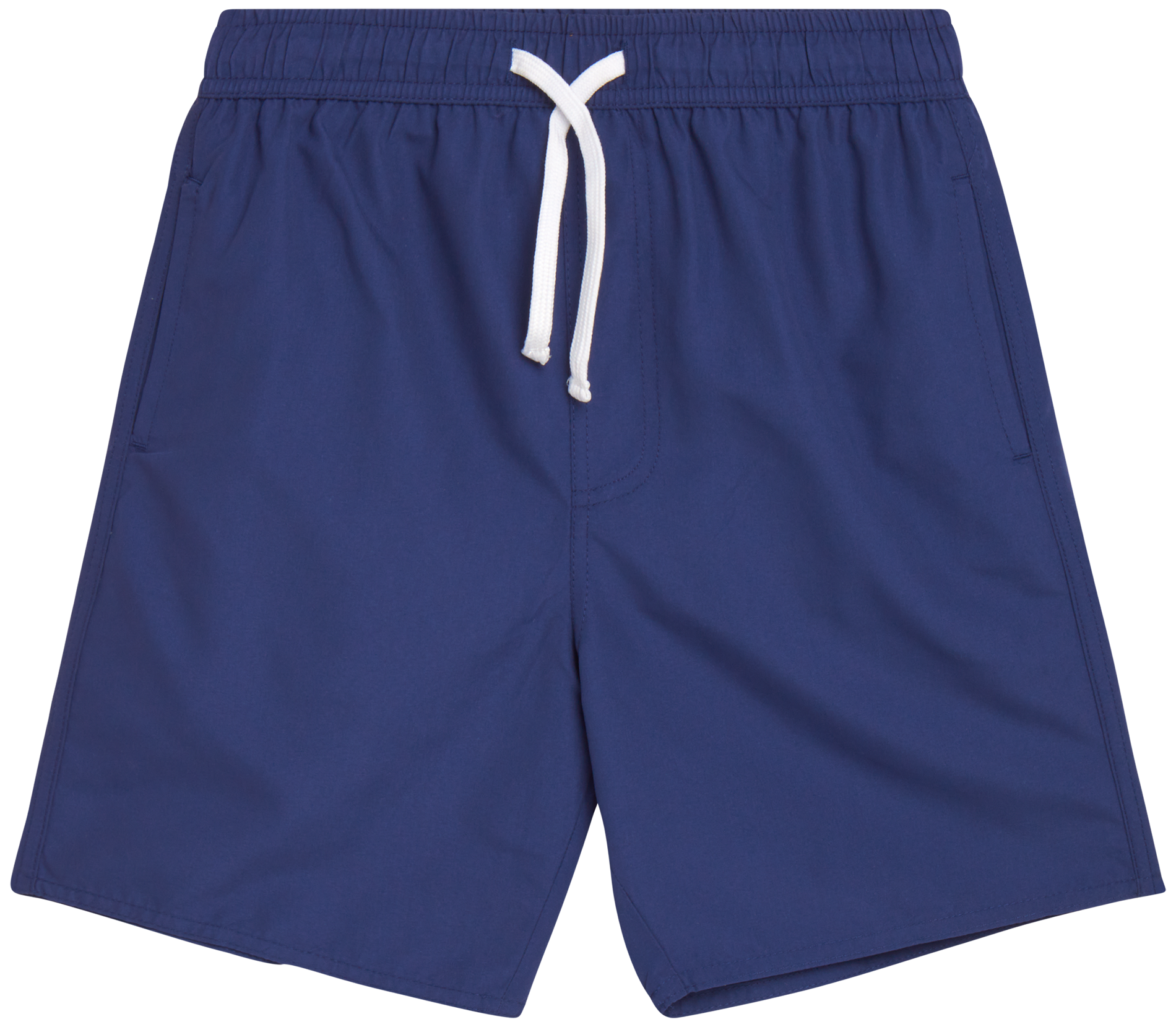 Quad Seven Boys' Swim Trunks - Basic Solid Quick Dry Board Shorts Bathing Suit for Boys (Sizes: 8-18)